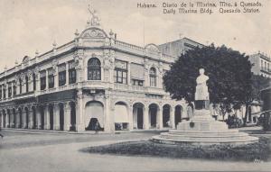 B78052 diario de la marina quesada habana  havana cuba scan front/back image