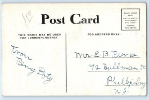 c1920 Chicago Illinois Postcard State St. North Madison Streetcar Building Road