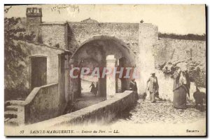 Old Postcard Ile Sainte Marguerite Entree Fort