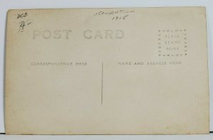 Rppc Occupational Surveyor Office Land Geography Maps Railroad 1913 Postcard P6