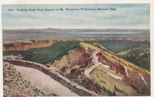 MT. WASHBURN, Wyoming, 10-20s; Looking South From Summit, Yellowstone Park