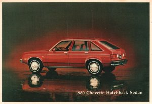 Vintage Postcard 1980 Chevette Hatchback Sedan Car Vehicle Automobile