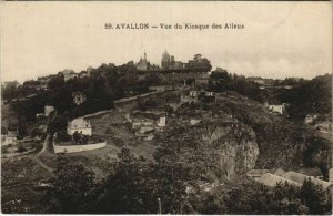 CPA AVALLON Vue du Kiosque des Alleux (1198408)