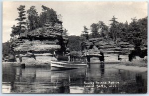 Postcard - Rocky Island Region, Lower Dells, Wisconsin