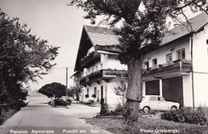 Pension Alpenrose Fuschl Am Austria Old Real Photo Postcard