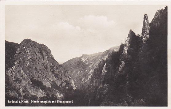 Germany Bodetal im Hartz Hexentanzplatz mit Hirschgrund Photo