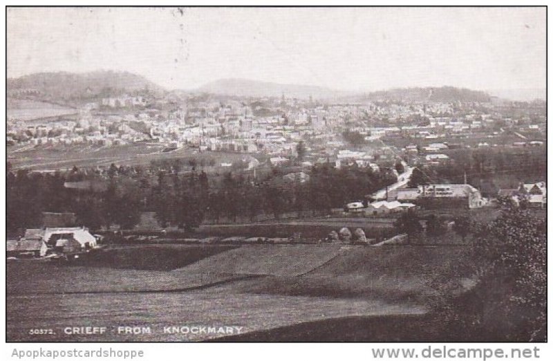 Scotland Crieff From Knockmary 1921