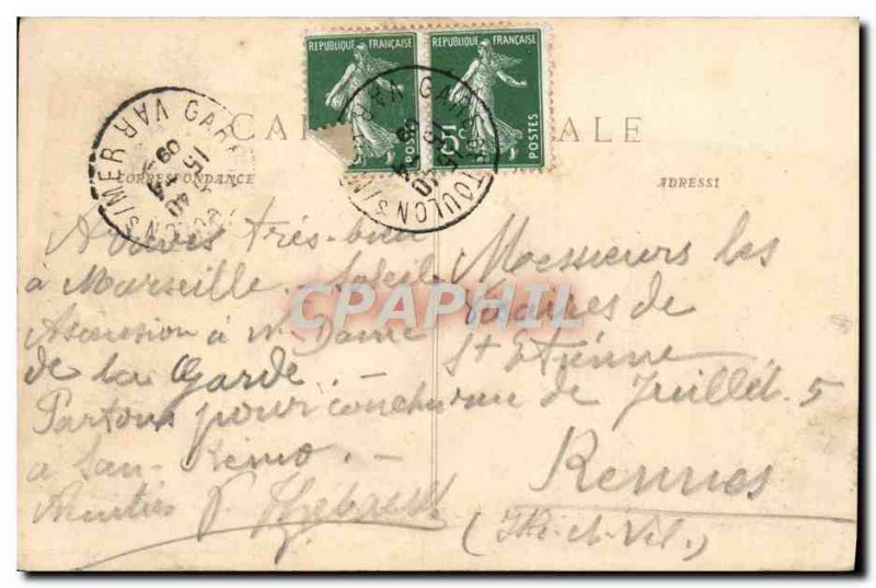 Old Postcard Marseille Courthouse