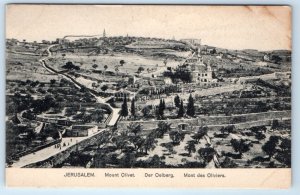 JERUSALEM Mount of Olives ISRAEL Postcard