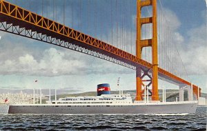 SS President Hoover American President Line 1958 