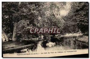 Castle of Pontchartrain - A Corner of the Castle Park - Old Postcard