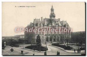 Postcard Limoges Old City Hall