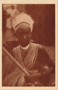 PC BELGIAN AFRICA, OUROUNDI, CHEF, LE FRÃRE DU ROI, Vintage Postcard (b31114)