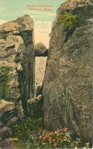 Lawrence Massachusetts Boulder Den Rock Unused Litho