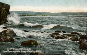 VT - Lake Champlain. Shore Scene