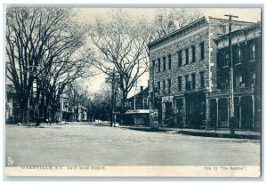 1910 East Main Street Exterior Roadside Granville New York NY Posted Postcard