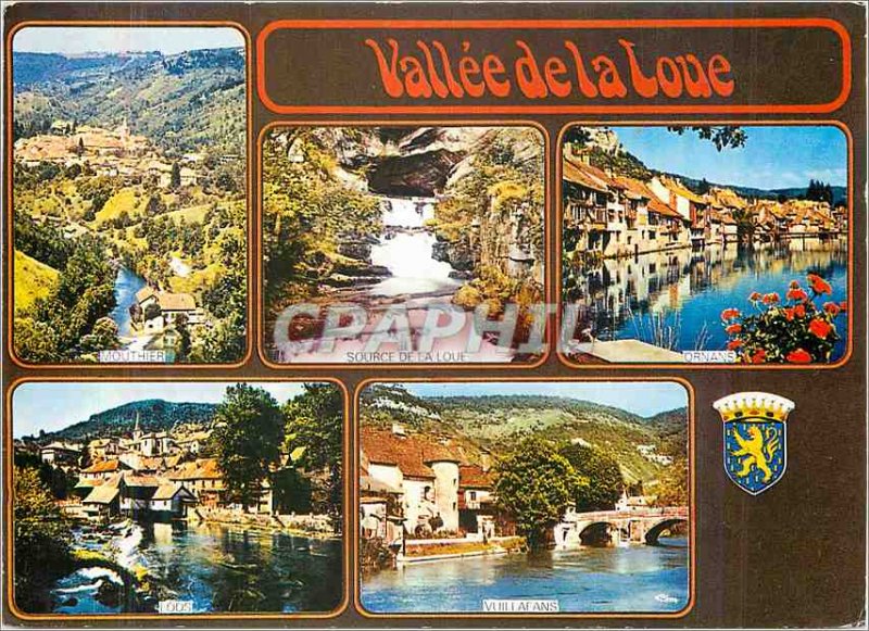 Modern Postcard Valley of the Loue
