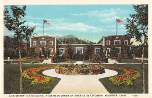 Woodmen Colorado Sanatorium Admin Bldg Antique Postcard K93600