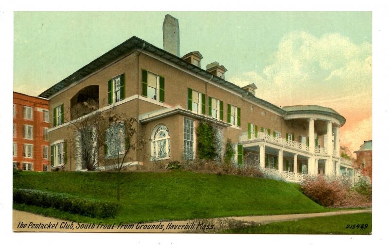 MA - Haverhill. Pentucket Club, South Front