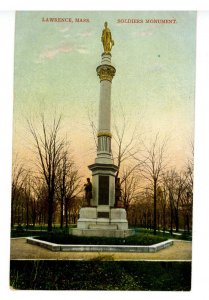 MA - Lawrence. Soldiers' Monument