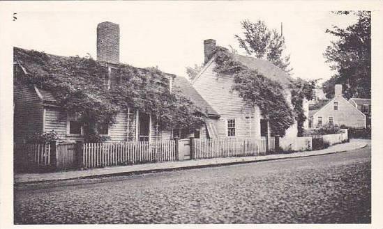 Massachusetts Rockport Old Houses Near The Harbor Albertype