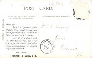 uk604 filey  uk Reckitt sons postcard manufacture advertising
