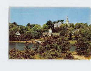 Postcard A Peaceful Cape Cod Village Cape Cod Massachusetts USA