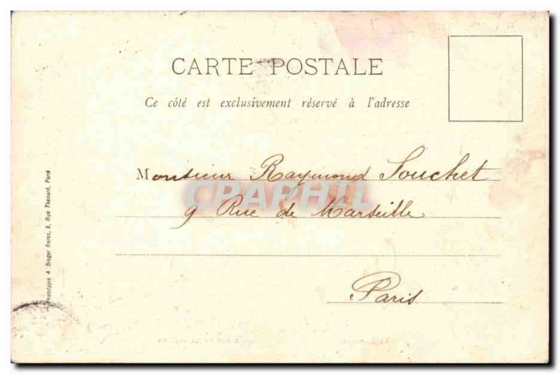 Nogent Old Postcard Avenue Ledru Rollin and street station