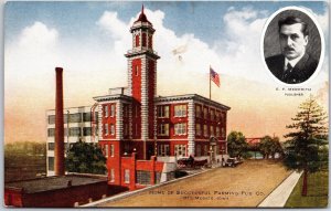 Home Of Successful Farming Pub. Company Des Moines Iowa IA Plant Postcard