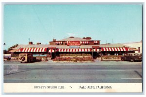 Panoramic View Of Rickey's Studio Club Paso Alto California CA Vintage Postcard 