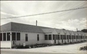 York Beach ME Motel Real Photo Postcard #1