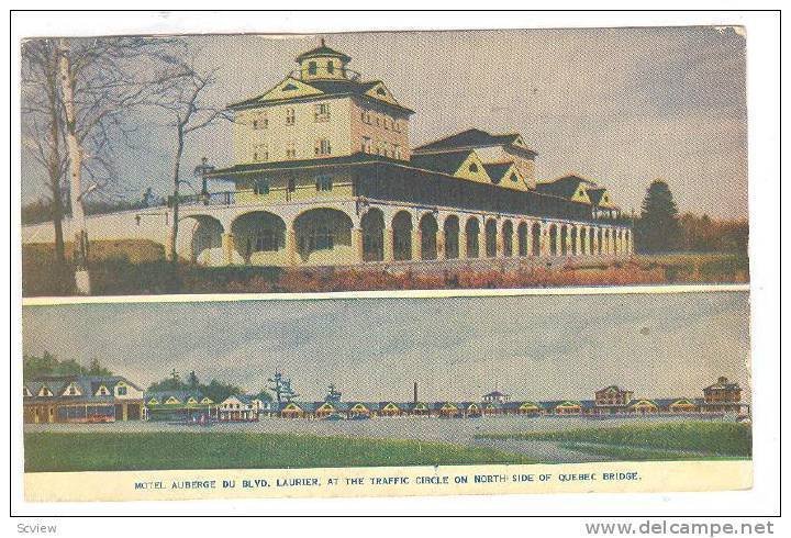 2-Views, Motel Auberge Du Blvd. Laurier, At The Traffic Circle On North Side ...