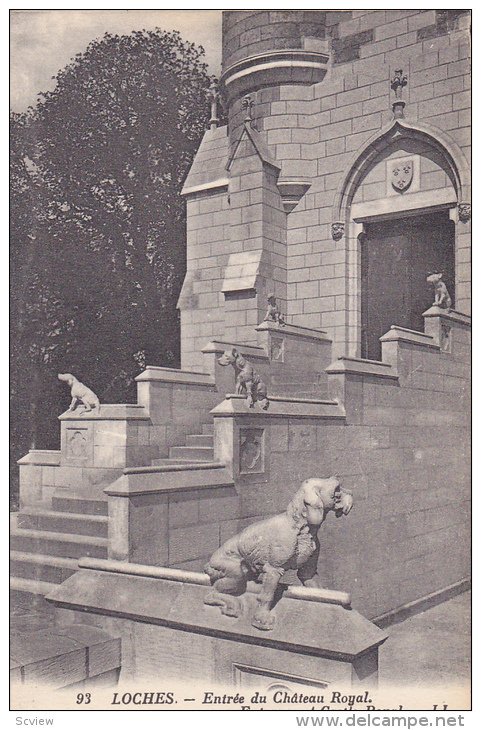 Entrance Of Castle Royal, LOCHES (Indre et Loire), France, 1900-1910s