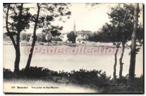 Postcard View Of Old Benodet Ste Marine Jack