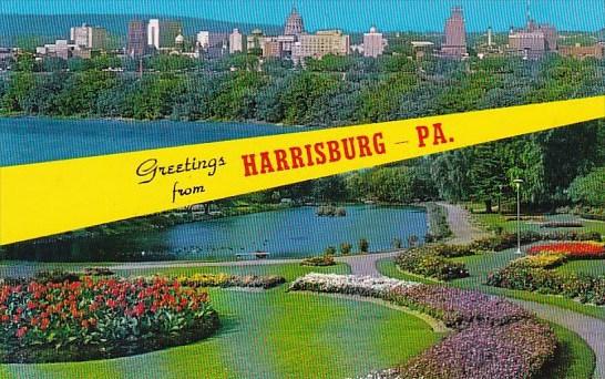 Greetings From Harrisburg Pennsylvania Capital Of The Keystone State