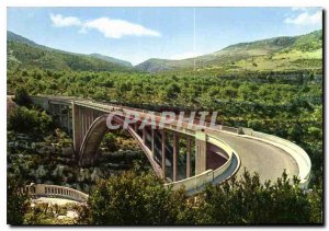 Modern Postcard The picturesque Gorges du Verdon Road and Bridge Varaise Artuby