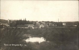 Oakland Burrillville RI Rhode Island View #20 c1910 Real Photo Postcard