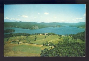 Rutland, Vermont/VT Postcard, Aerial View Of Lake Bomoseen, Route 4