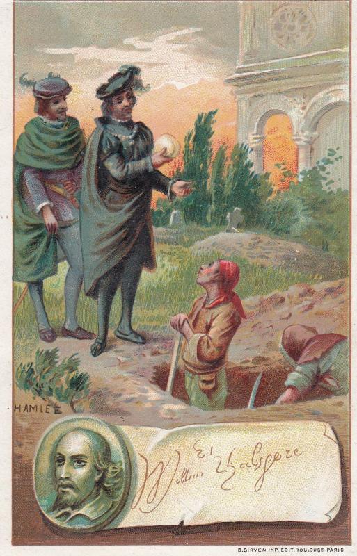 William Shakespeare Bendorps Trading Antique Postcard