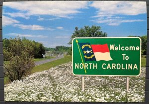 Vintage Postcard 1990-2000 Welcome to North Carolina (NC)