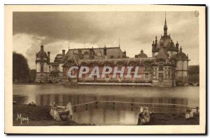 Old Postcard the Small Island Tables France Chateau de Chantilly Castles and ...