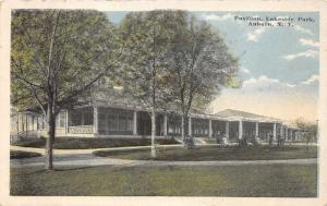 Auburn New York~Lakeside Park Pavilion~Couples Sitting in Lawn Chairs~1920s PC