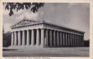 Tennessee Nashville The Parthenon Centennial Park 1940