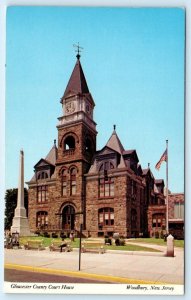 WOODBURY, NJ New Jersey ~ Gloucester County COURT HOUSE c1960s Postcard