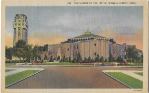 The Shrine of the Little Flower Church Detroit Michigan