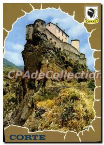 Postcard Modern Corte Charmes And Colors Of The Citadel Corsica