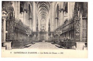 Interior Cathedrale D'Amiens, Salles du Choeur, River Somme in Amiens, F...