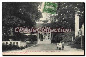 Postcard Old BOURBONNE Les Bains Du Parc The Theater Galleries