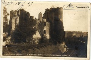 CPA PÉRIGUEUX-Chateau Barriere et Tour de Vésone (232897)