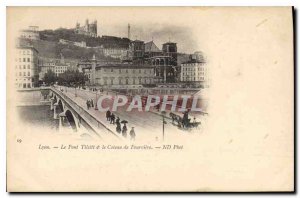 Postcard Old Lyon Pont Tilsitt Coteau de Fourviere